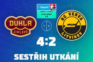 Hokejový pánbůh existuje, Dukla si vítězství zasloužila. Série je dál otevřená, uznal kouč Litvínova - Sport.cz